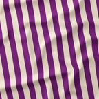 Stripe Purple and Cream fabric