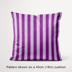 Stripe Purple and Lilac fabric, 45cm view