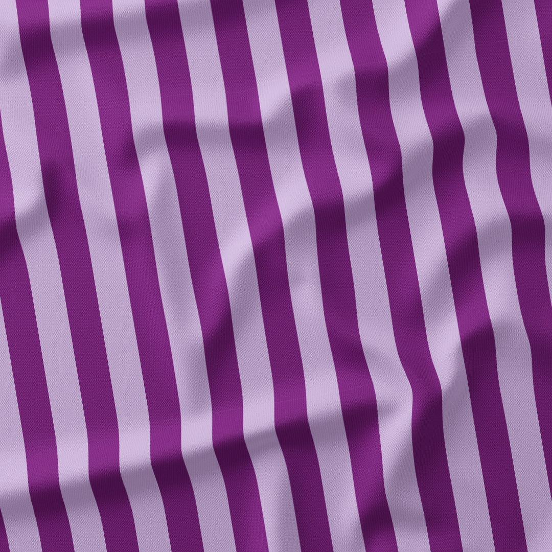 Stripe Purple and Lilac fabric