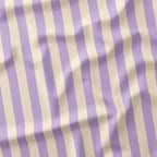 Stripe Lilac and Cream fabric