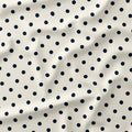 Polka Dot Navy and Cream fabric