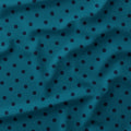 Polka Dot Navy and Dark Teal fabric