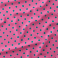 Polka Dot Teal and Pink fabric
