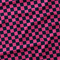 Check Navy and Pink fabric
