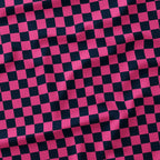 Check Navy and Pink fabric
