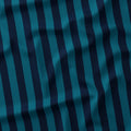 Stripe Navy and Dark Teal fabric