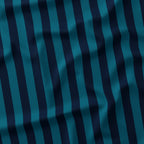 Stripe Navy and Dark Teal fabric
