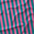 Stripe Pink and Teal fabric