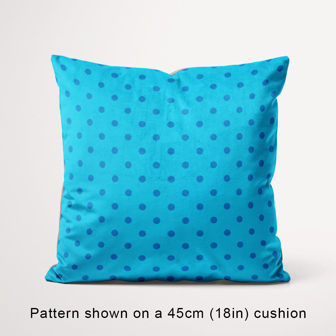 Polka Dot Ocean Breeze fabric, 45cm view