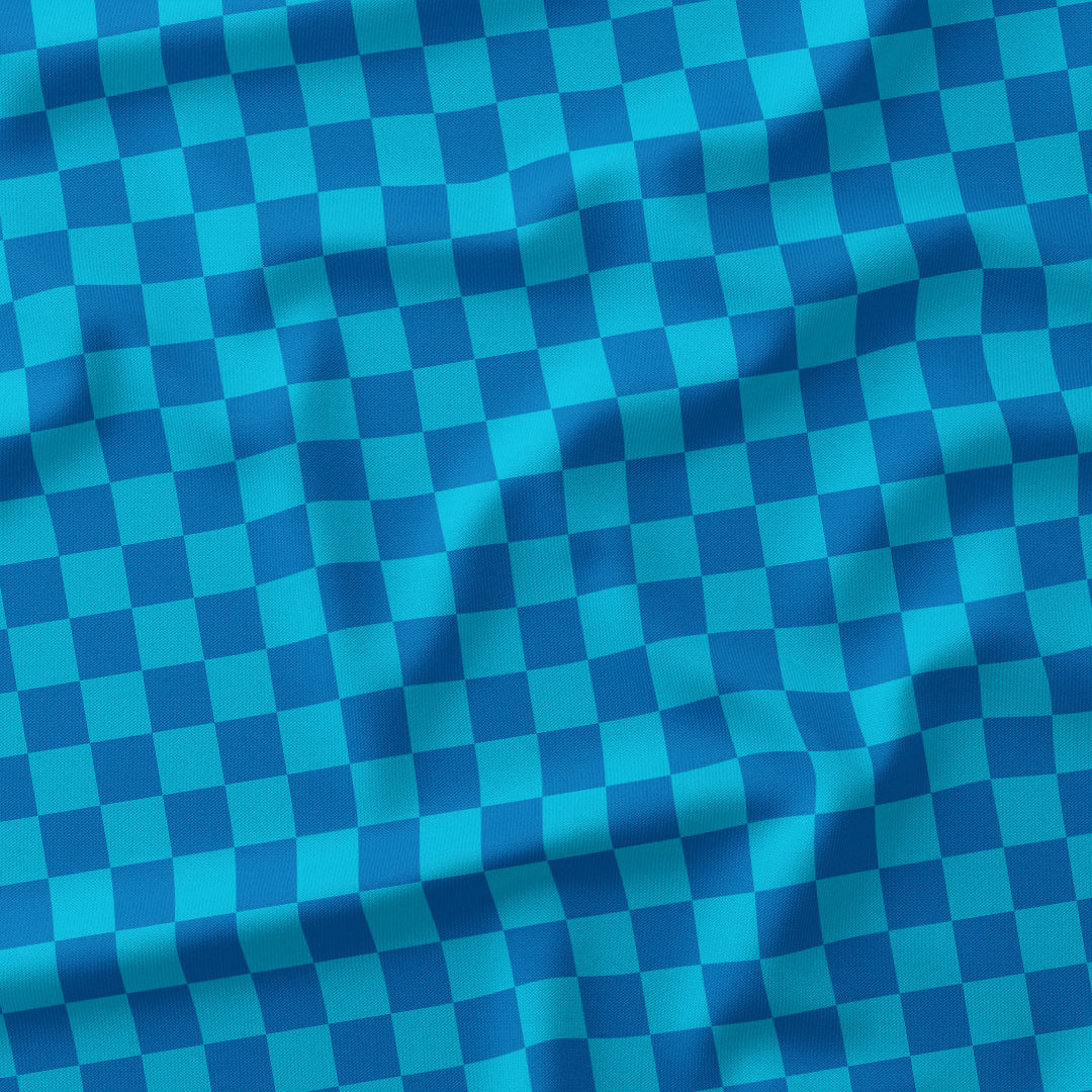 Check Ocean Breeze fabric