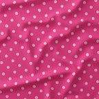 Polka Dot Dark Pink fabric