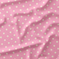 Polka Dot Cream and Light Pink fabric