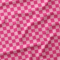 Check Pink fabric