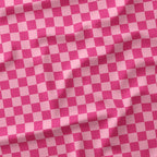 Check Pink fabric