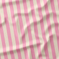 Stripe Light Pink and Cream fabric