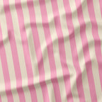 Stripe Light Pink and Cream fabric