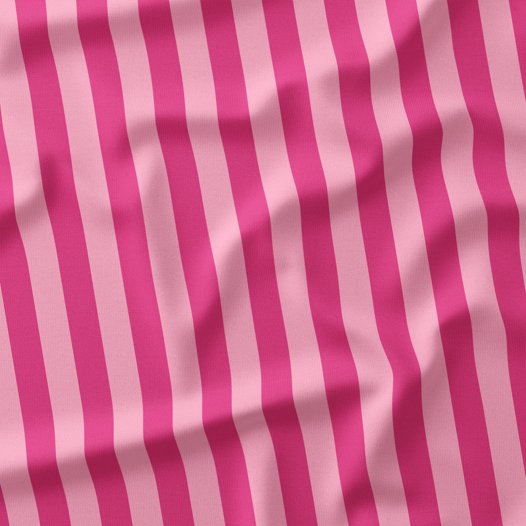 Stripe Pink fabric