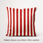 Stripe Rust and Cream fabric, 45cm view