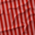 Stripe Salmon and Rust fabric