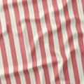 Stripe Salmon and Cream fabric