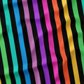 Stripe Muted Rainbow and Black fabric