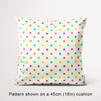 Polka Dot Muted Rainbow fabric, 45cm view