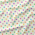 Polka Dot Muted Rainbow fabric