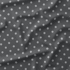 Polka Dot 0.5in Dark Grey Fabric