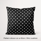 Polka Dot 0.5in White and Black Fabric