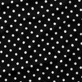 Polka Dot 0.5in White and Black Fabric