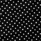 Polka Dot 0.5in White and Black Fabric