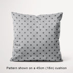 Polka Dot Light Grey fabric, 45cm view