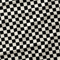 Check 1in Black and Cream Fabric