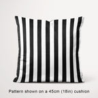 Stripe Black and White fabric, 45cm view