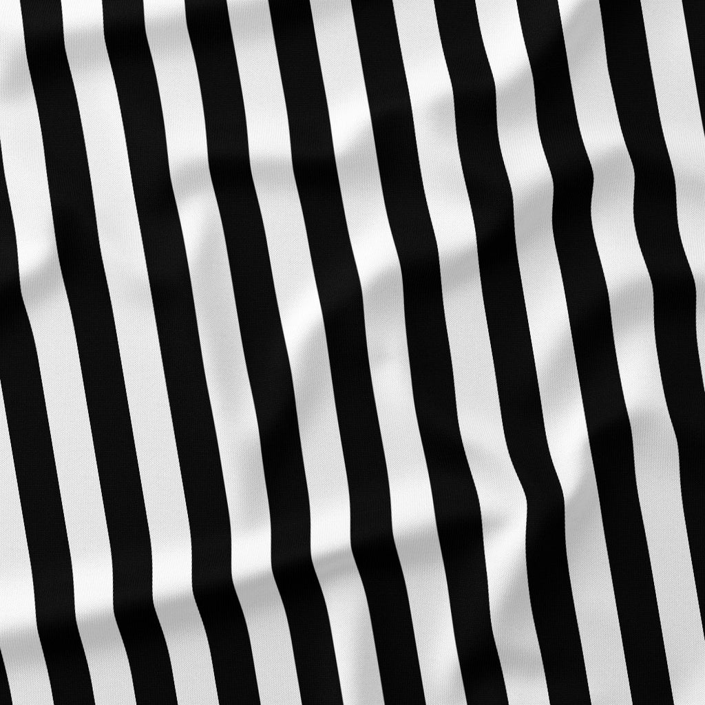 Stripe Black and White fabric