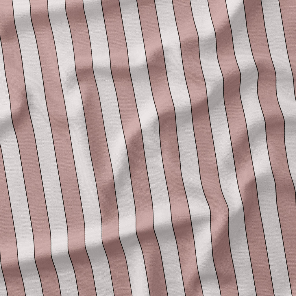 Stripe Salmon fabric