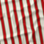 Stripe Candy Cane Red and Green fabric
