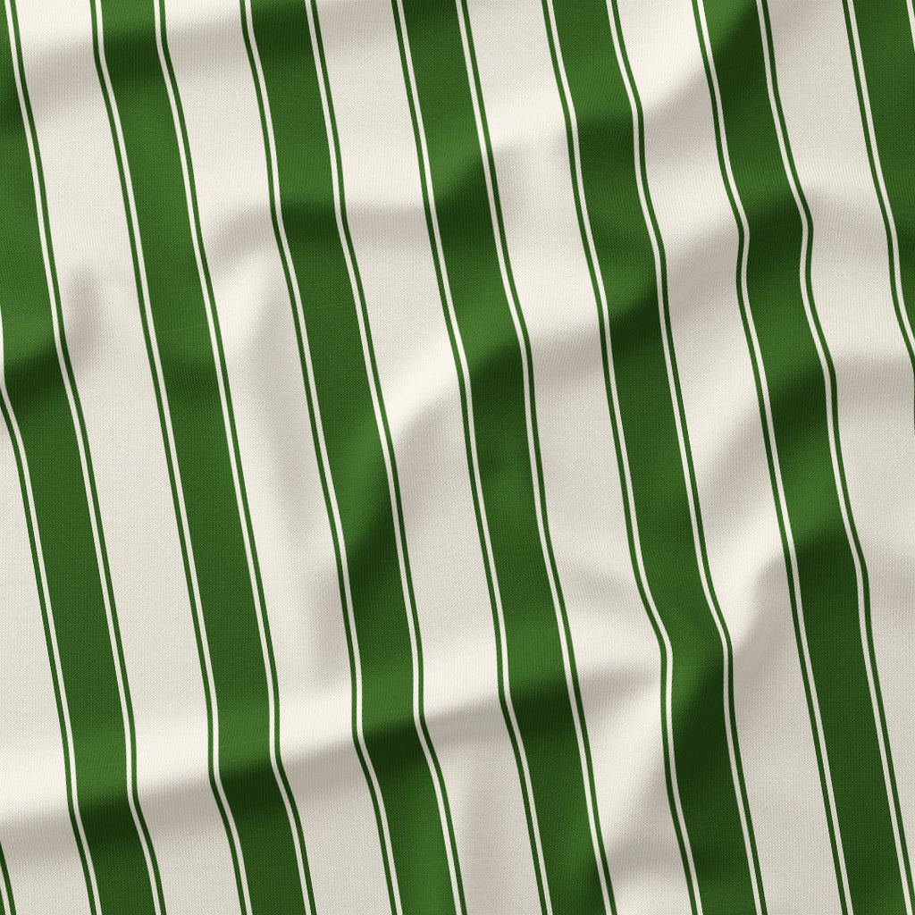Stripe Candy Cane Green fabric