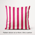 Stripe Candy Cane Pink fabric, 45cm view