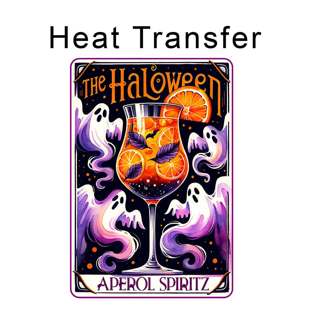 Halloween Spritz Iron on Fabric Heat Transfer DTF-244