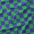 Check Green and Blue fabric