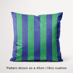 Stripe Blue and Green fabric, 45cm view