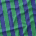 Stripe Blue and Green fabric