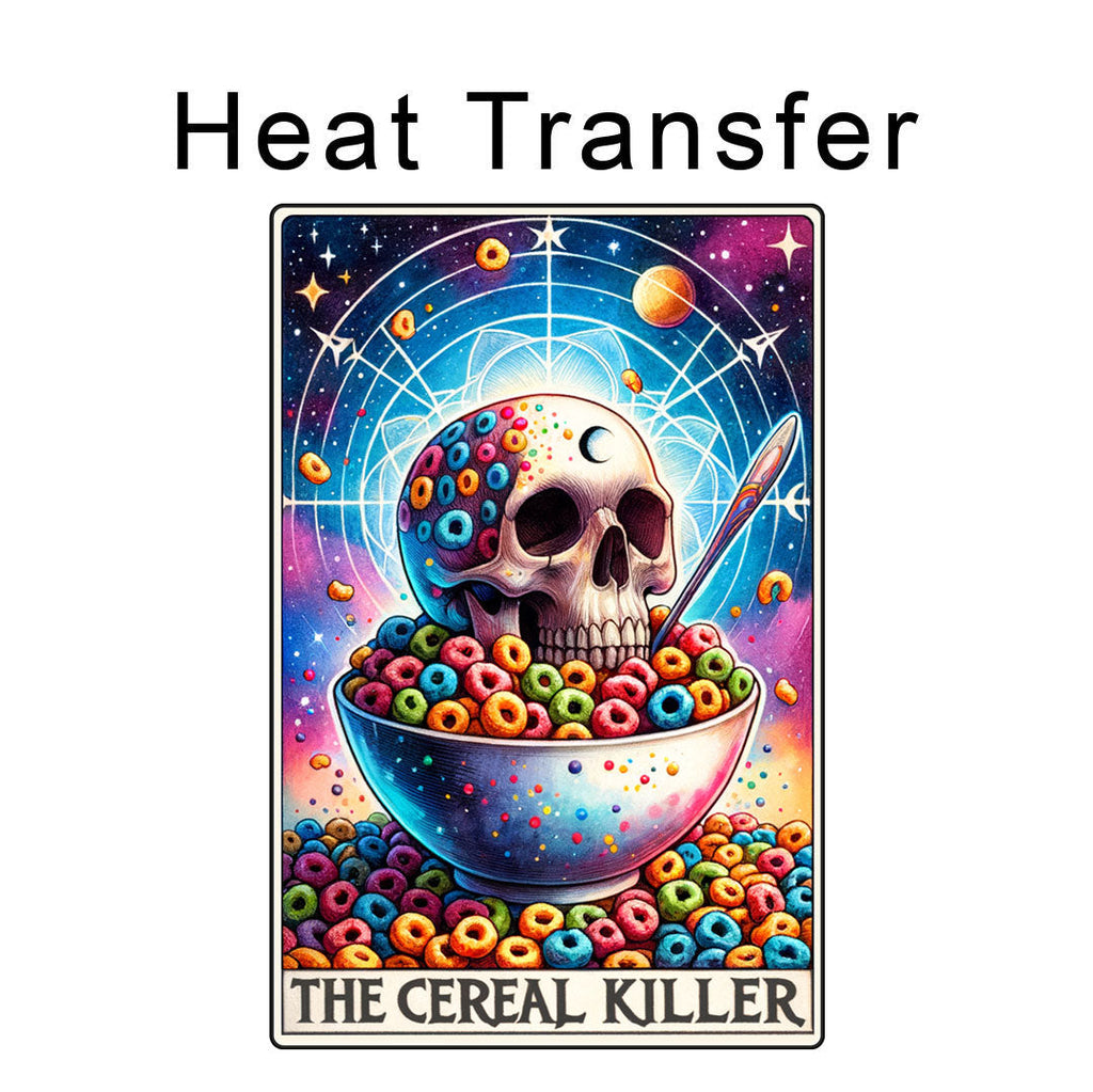 Cereal Killer Iron on Fabric Heat Transfer DTF-245