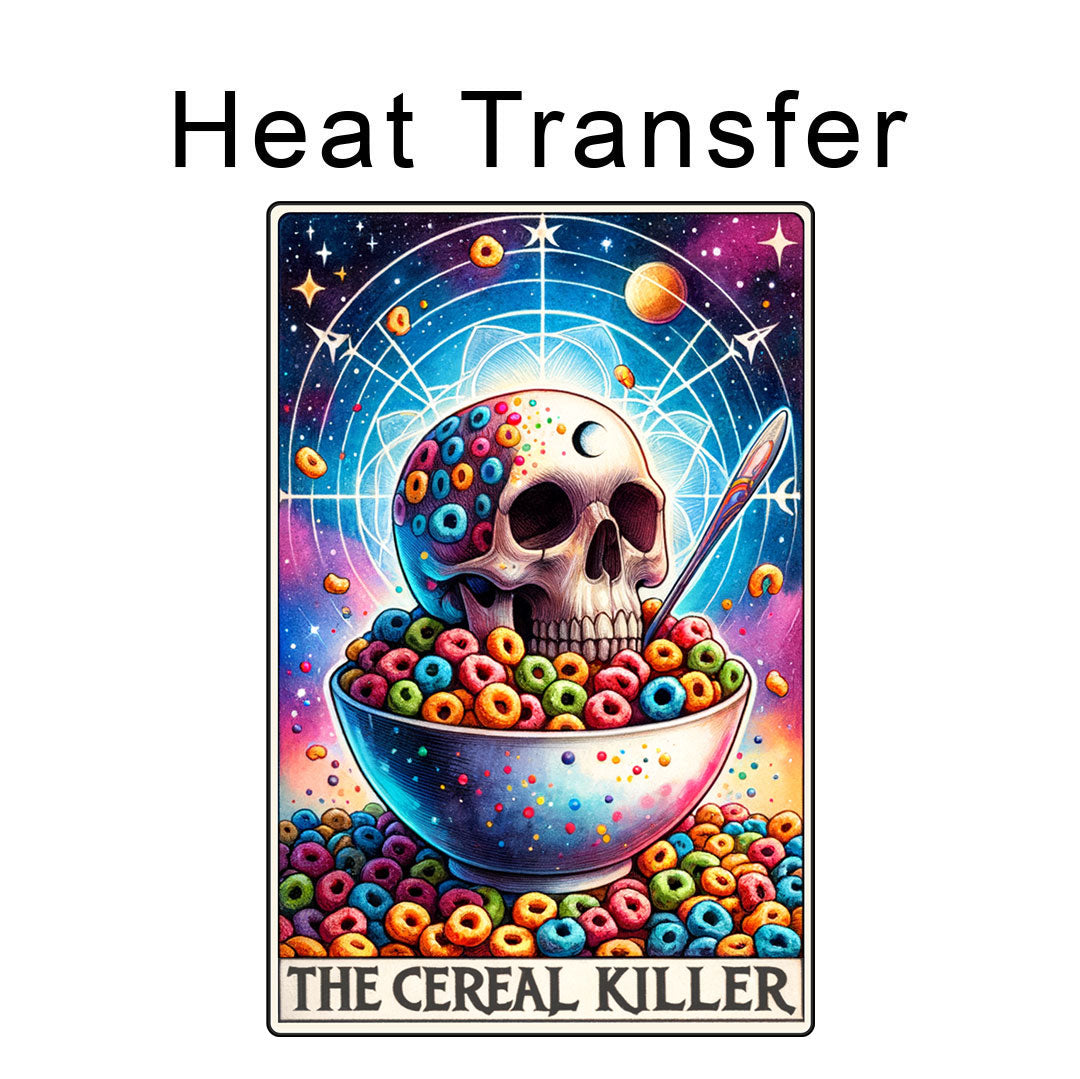 Cereal Killer Iron on Fabric Heat Transfer DTF-245