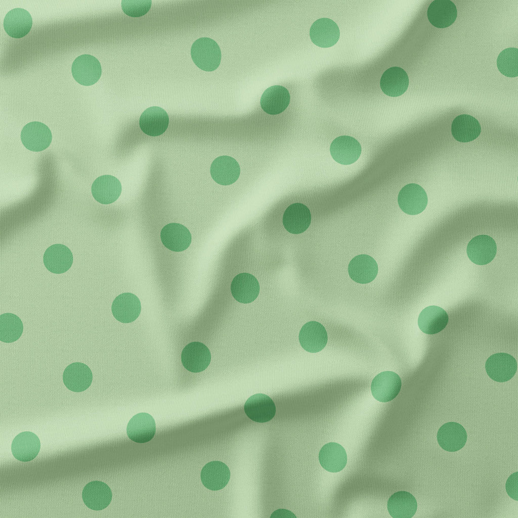 Polka Dot Mint fabric