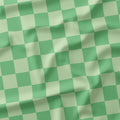 Check Mint fabric