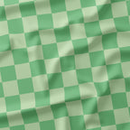 Check Mint fabric