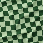Check Mint and Dark Green fabric