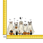 Halloween Dogs Iron on Fabric Heat Transfer DTF-246